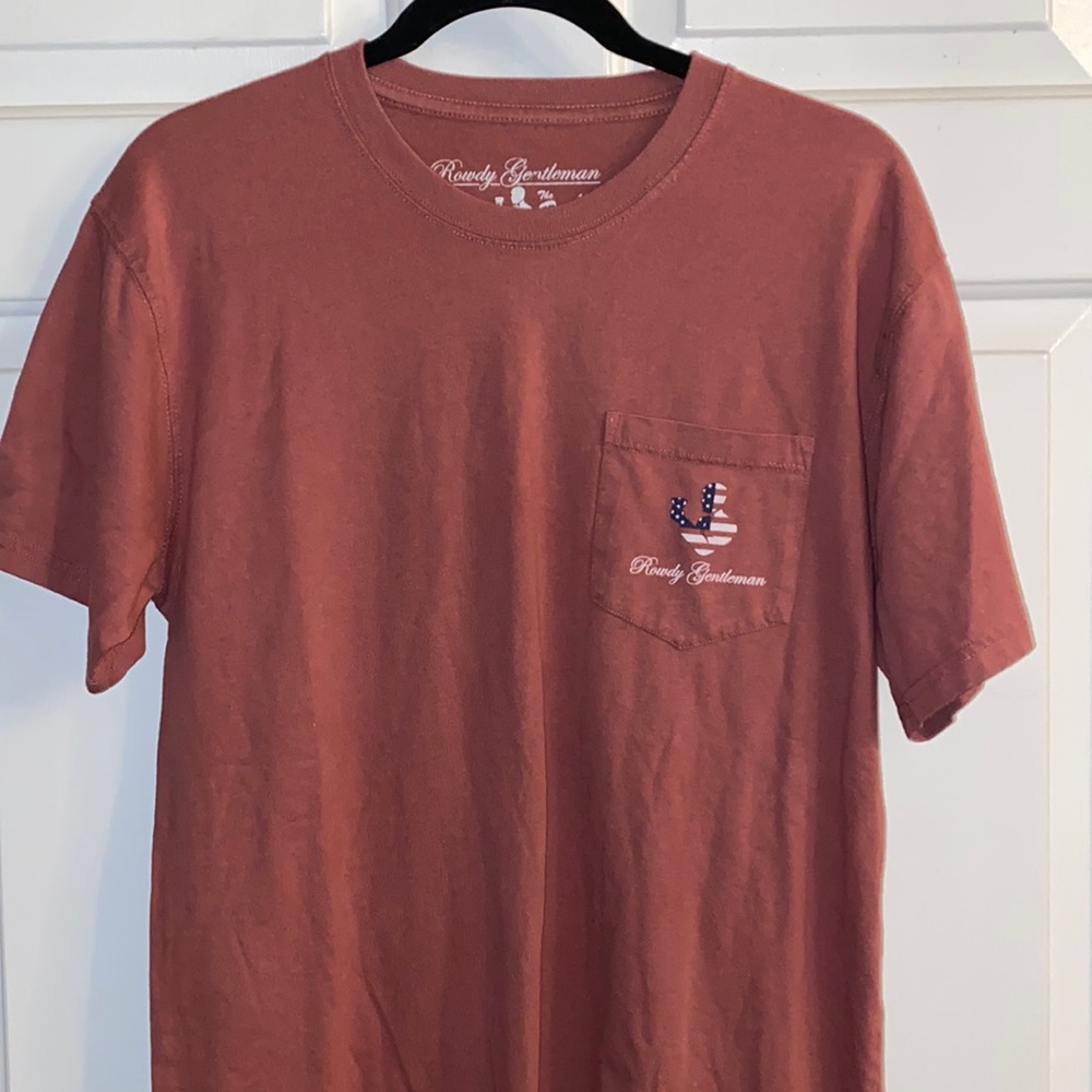 Rowdy Gentleman Reagan Bush Pocket T-Shirt.